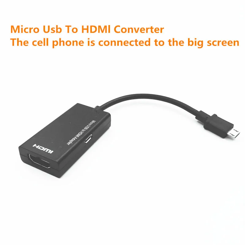 2 в 1 type C Micro USB к HDMI адаптер для ТВ монитора 1080P HD HDMI аудио видео кабель конвертер для samsung для Xiaomi