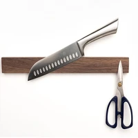 premium 6 or 16 inch walnut magnetic knife holder multi purpose functionality as knife magnetic knife strip magnetic organizer