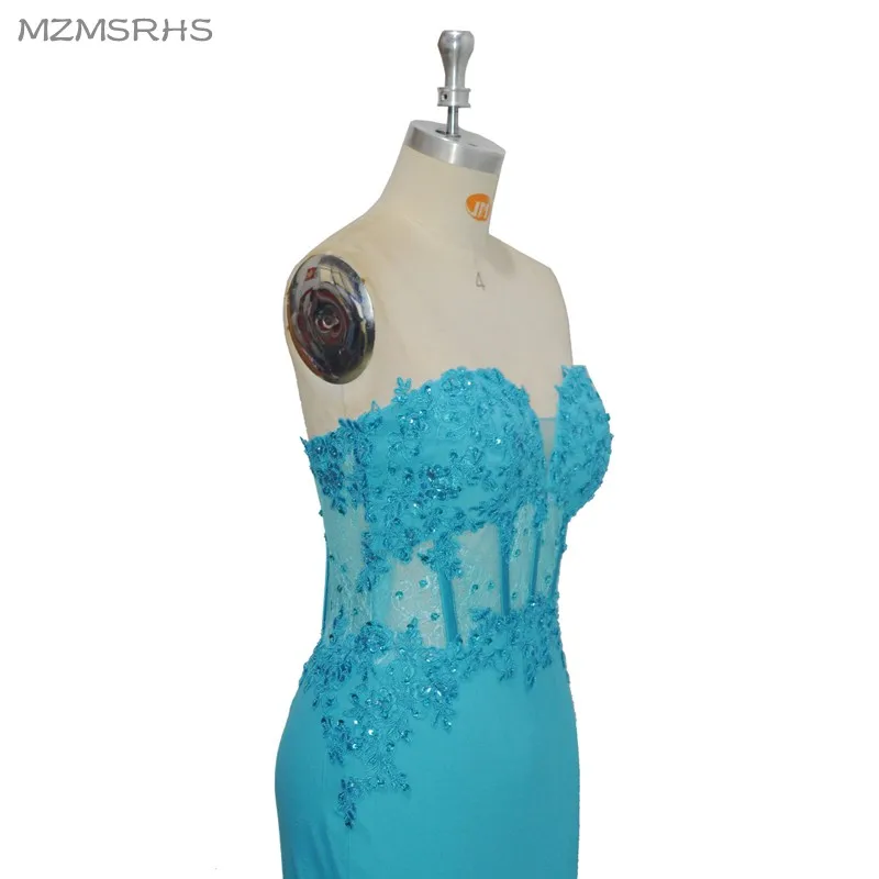 2018 новый Фантастический кружевной топ длинное платье для выпускного вечера