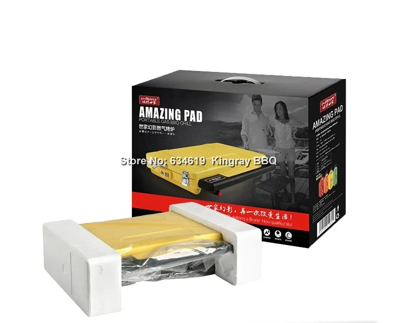 Новый портативный бездымный складной газовый гриль для барбекю с