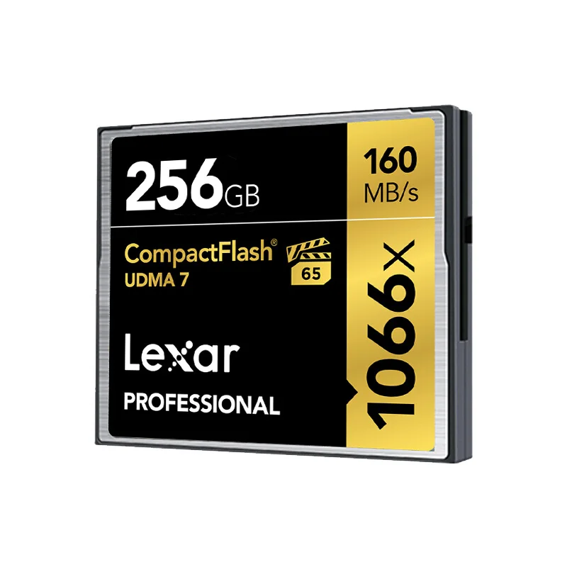 100% оригинальная карта Lexar CF 1066x флэш карты памяти 256 ГБ высокая скорость 160 МБ/с./с