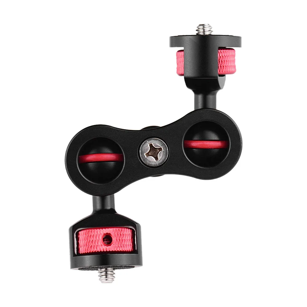 Алюминиевый шарнирный кронштейн Andoer с шаровой головкой и зажимом для крепления