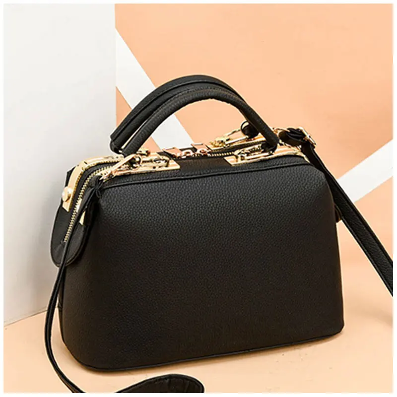 Модные сумки через плечо для женщин заклепки сумка bolsas feminina мягкие из