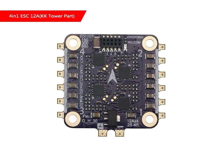 LDARC KK Flytower F3 + OSD управление полетом V2 4in1 ESC 12A 20x20 мм для внутреннего бесщеточного FPV