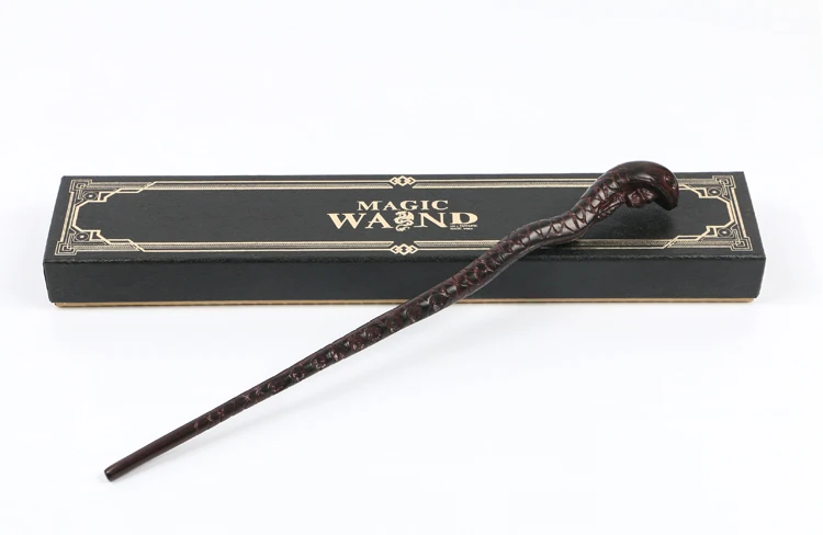 Удивительный, металлический сердечник hp Newt Quennie Волшебная Фантастическая палочка зверей с подарочной коробкой упаковка бесплатный поезд - Цвет: Цвет: желтый