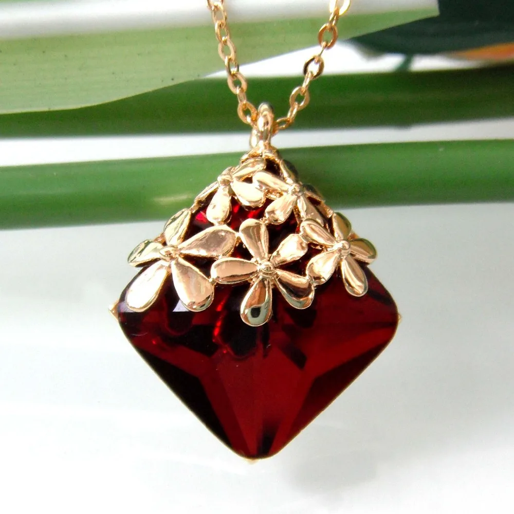 Ожерелье с подвеской в виде листьев Navachi SMT6343|f pendant|necklace crystal pendantcrystal |