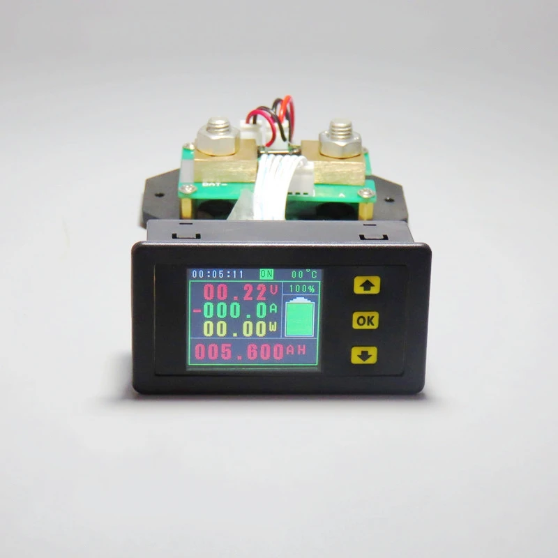 DC 120v 100A 200A 500A lcd комбинированный измеритель напряжения тока кВт-ч Ватт метр 12v 24v 48v 96V контроль емкости батареи