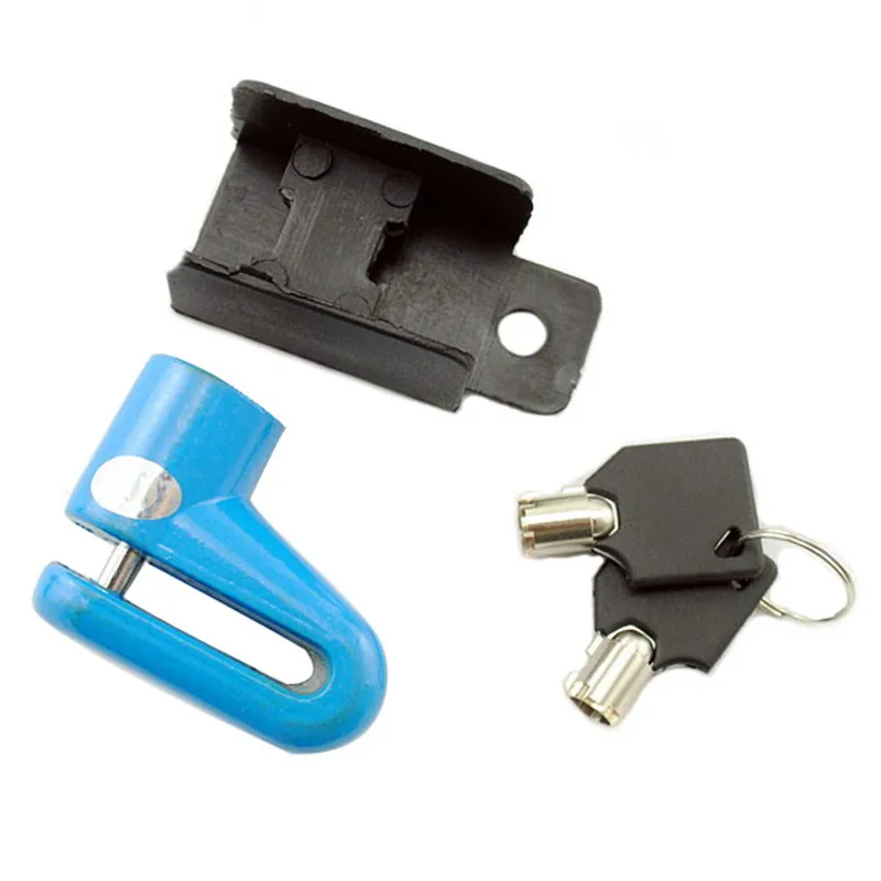 blue Anti Theft диск тормозной ротор защитный замок для скутера велосипед мотоцикл 202-0054 - Цвет: blue