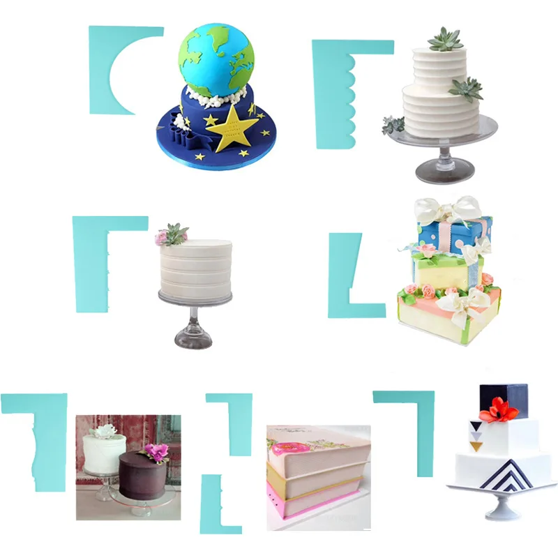 1 шт Торт скребок для помадной массы мусс крем шпатель край Гладкий кухонный торт