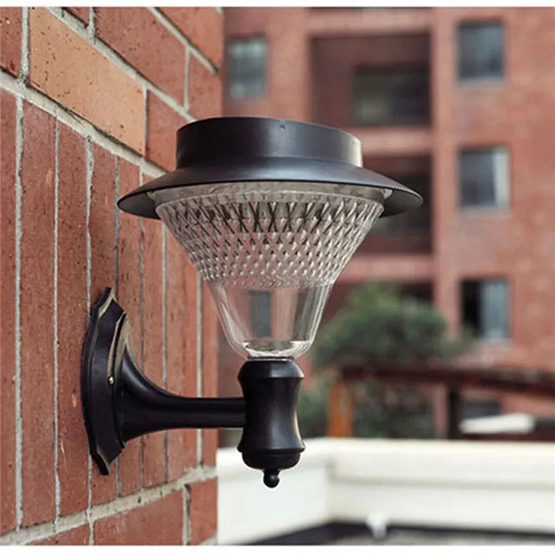 Новейший Солнечный садовый светильник 32 светодиода водонепроницаемый