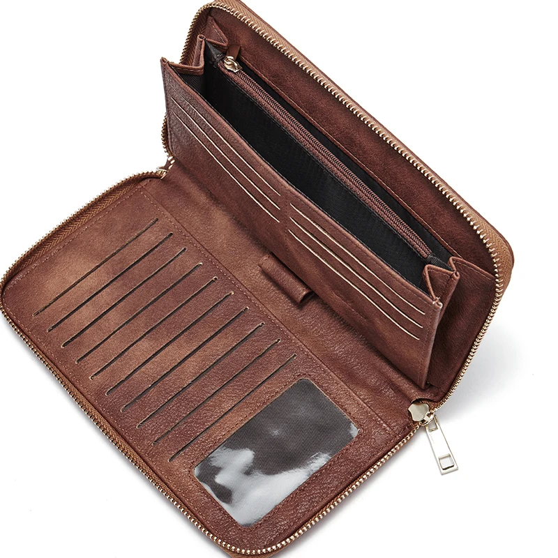 Women Wallets Fashion Leather Wallet Leisure Luxury Brand Clutch Ladies Bag Long Purses Card Holder Organizer Billeteras Mujer