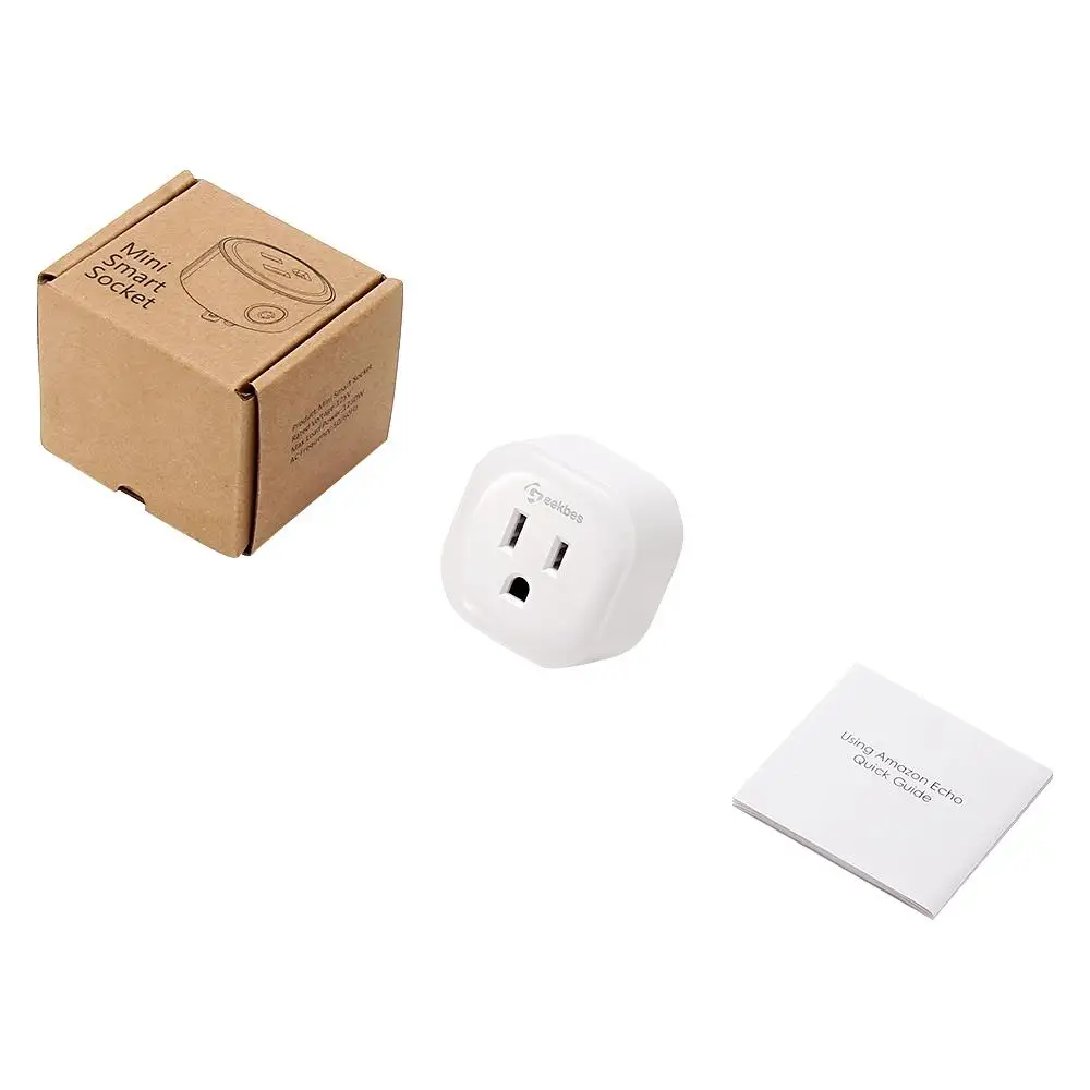 [На складе] 3 шт. Geekbes S08 интеллектуальная беспроводная (Wi Fi) штепсельная вилка