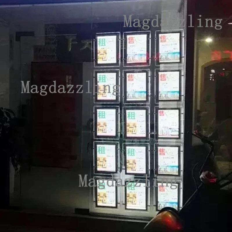 А4 вертикальный кабель подвесной односторонний светодиодный Акриловый Плакат