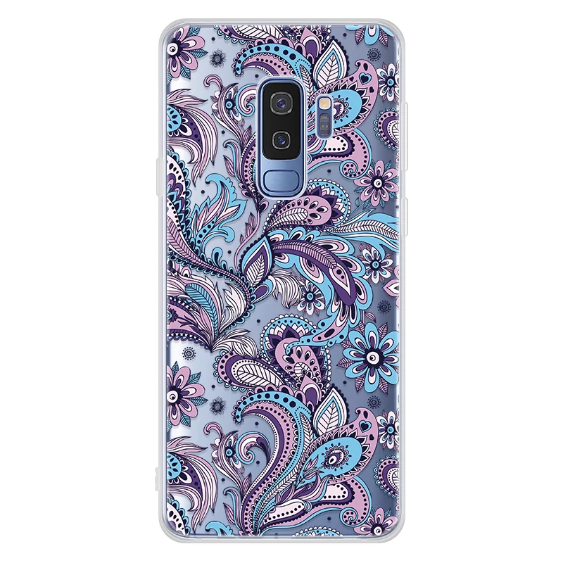 Прозрачный силиконовый чехол для телефона с узором s для samsung S9 S8 Plus S10 S10 Pro 10E, чехол-накладка на заднюю панель с милым рисунком из мультфильма