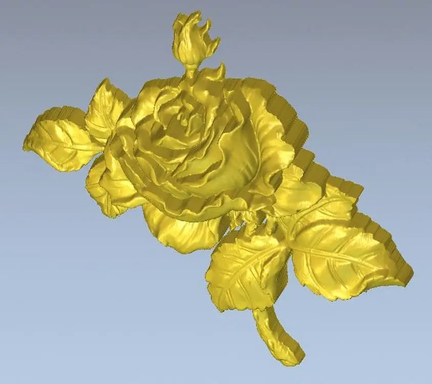 3d модель рельef для ЧПУ в формате STL Rose_1|3d model relief|3d relief modelfor cnc |