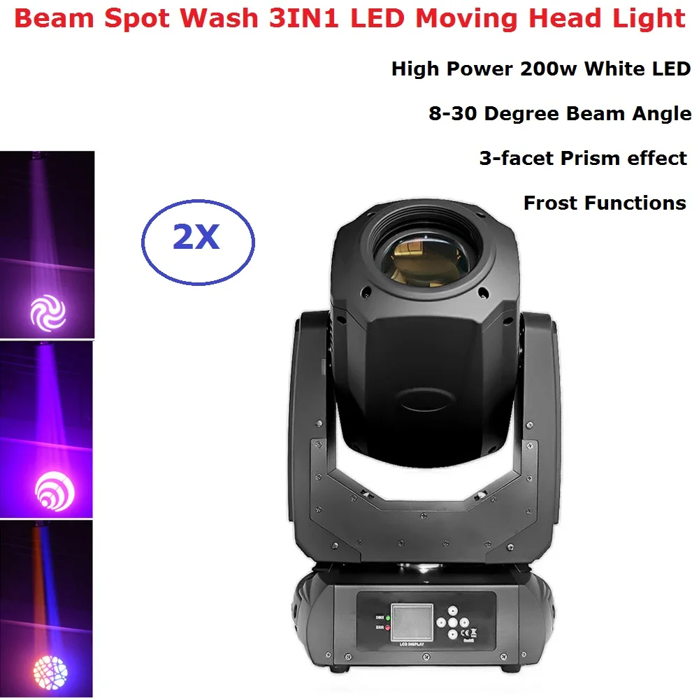 Lyre LED 200 Вт Луч пятно мыть Moving головной свет DMX 512 Профессиональный Dj Бар ночной