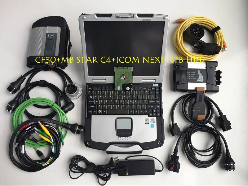 

Новейший ноутбук CF30 (4 Гб), работает с MB Star C4 Icom Next для диагностического инструмента b mw с программным обеспечением версии V2021.06