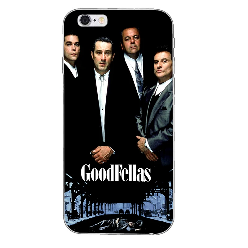 Goodfellas гангстера силиконовый мягкий чехол для телефона из ТПУ для Apple iPhone 4 4S 5 5S 5c SE 6 6s plus, 7, 7 plus, 8, 8 plus, X