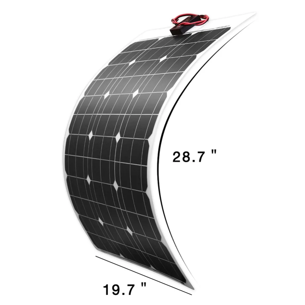 Dokio 18 V 50 w панели солнечных батарей гибкие складывающиеся НАБОРЫ Зарядка наружная