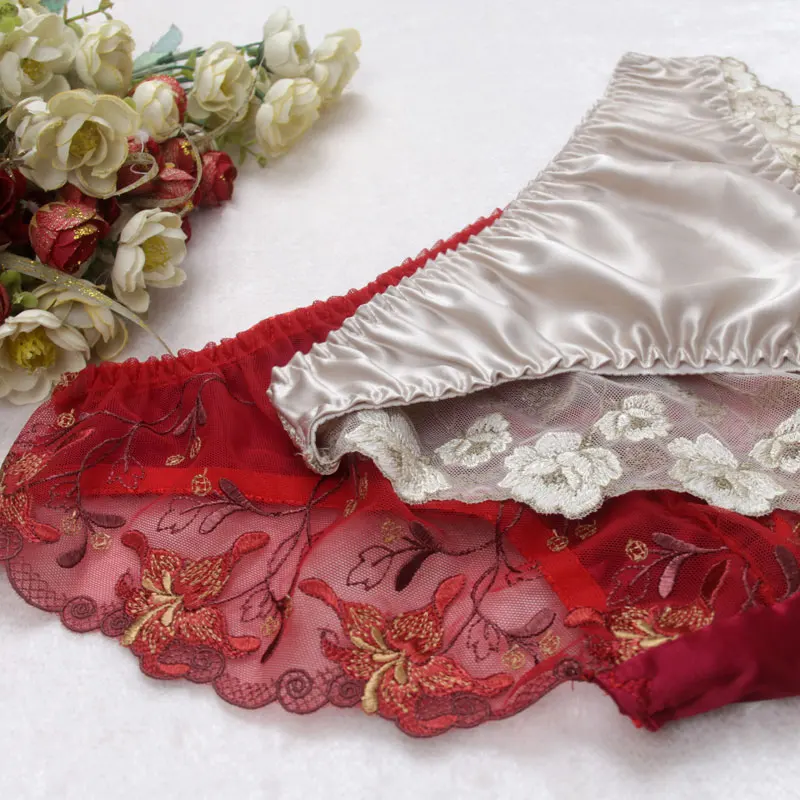 Трусики женские из натурального шелка с заниженной талией размеры M/L/XL|silk panties
