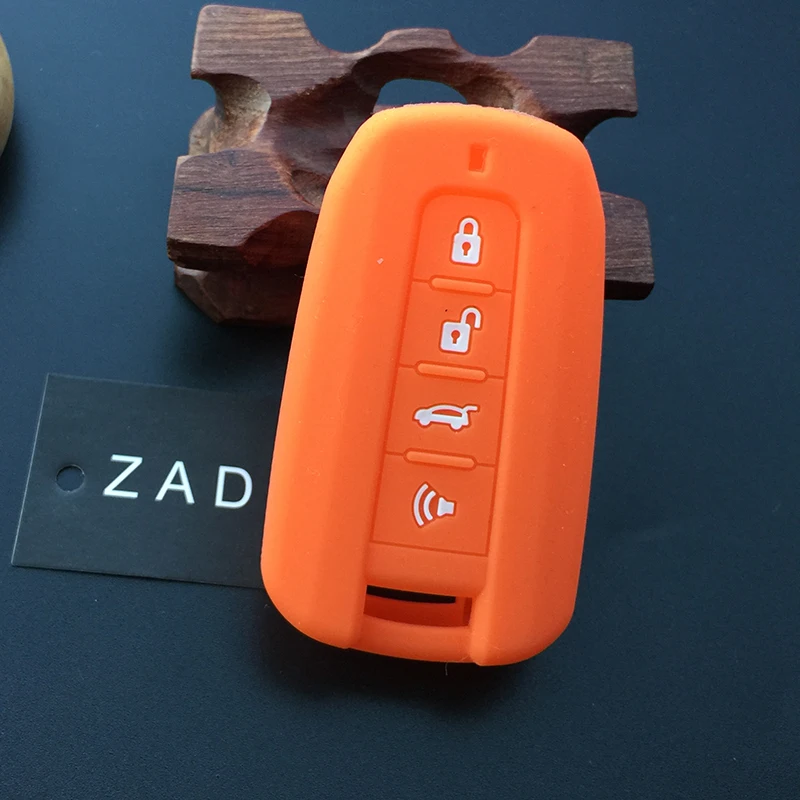 Силиконовый чехол для автомобильного ключа ZAD SSANGYONG TIVOLAN ACTYON KYRON Korando Rodius 4 кнопки