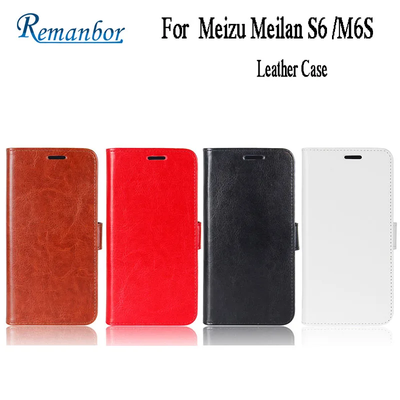 Remanbor для Meizu Meilan S6 M6S кожаный чехол эксклюзивный кредитной держатель карт кошелек
