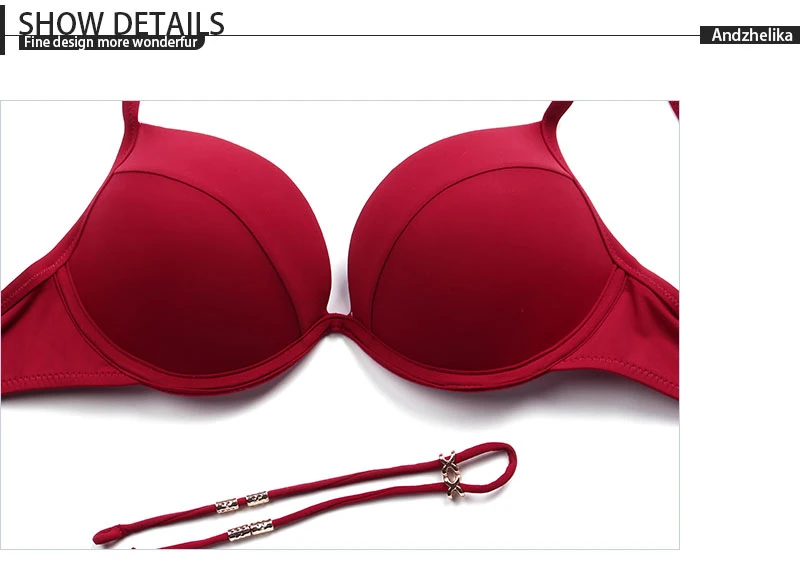 Andzhelika bikini женский купальник бикини с плотной чашкой и эффектом пуш апп AK5922-2