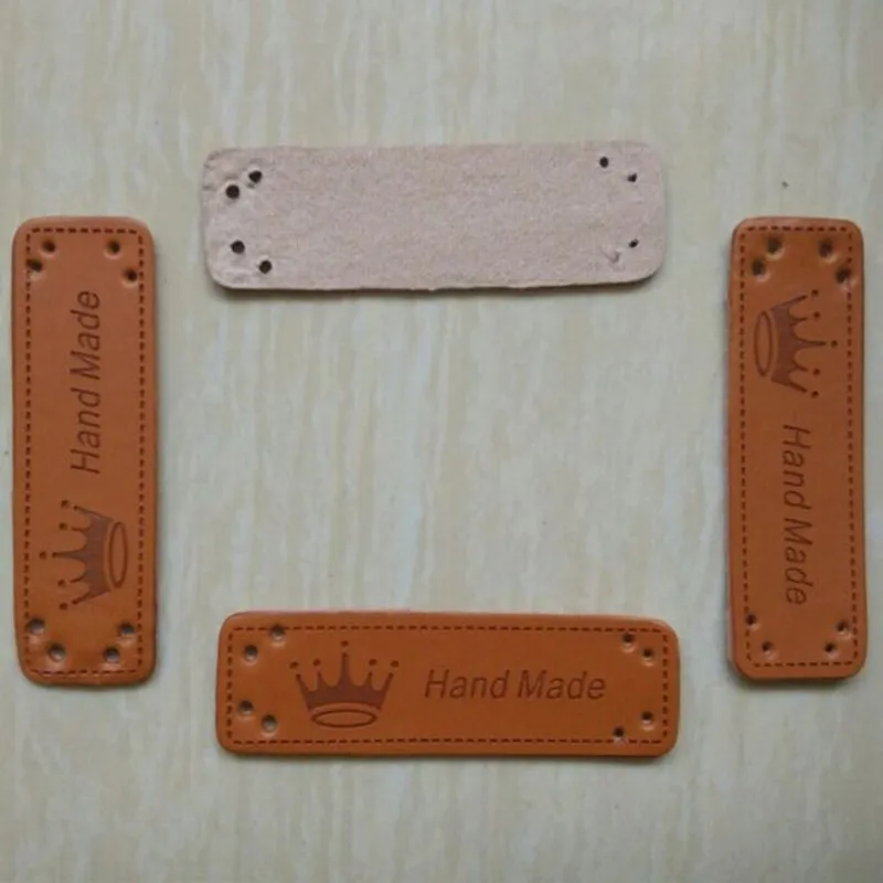 1000 шт. этикетки из искусственной кожи 6 х4 см|clothing tags|clothing name tagleather tag |