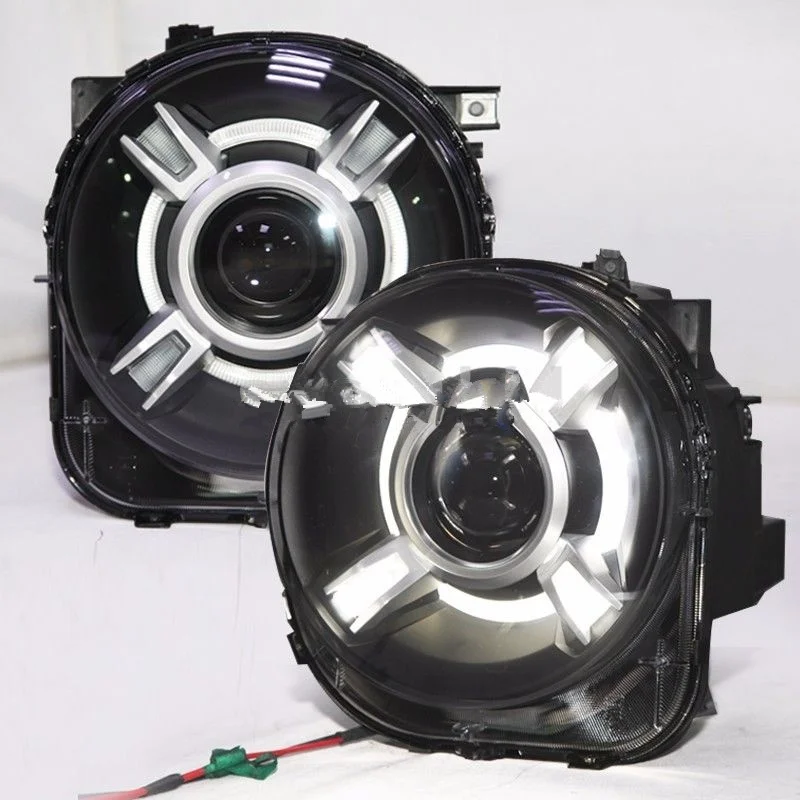 HID фары проектор в сборе w DRL Для Jeep Renegade 2015 2017 светодиодный ксеноновых фар