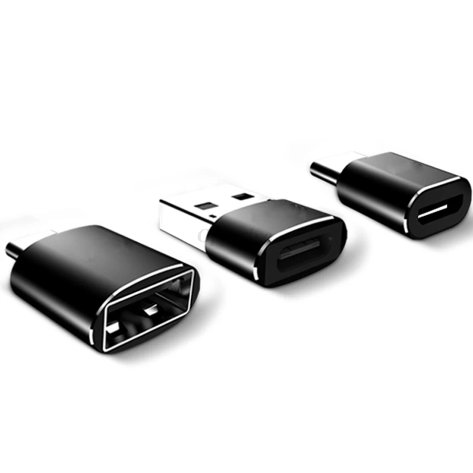 Usb type C OTG адаптер конвертер Мужской к USB Женский тип-c OTG конвертер для Xiaomi mi6 Nexus 5x6 p зарядное устройство данных USB c кабель
