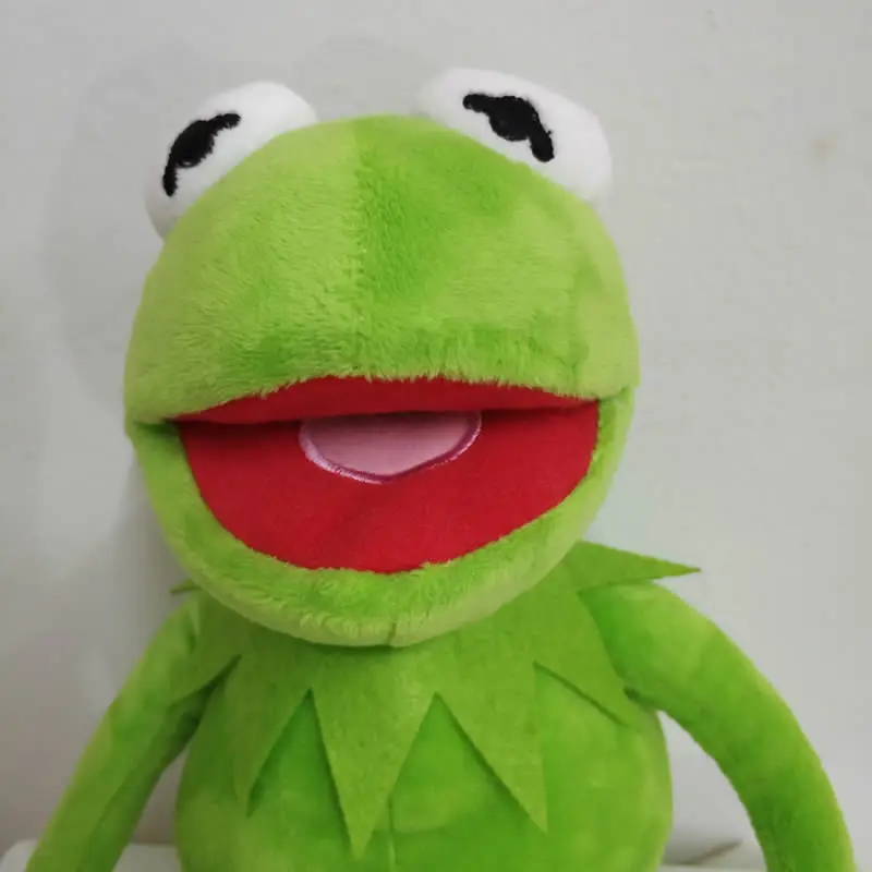 45 см мультфильм Muppets Кермит Лягушка Плюшевые игрушки Мягкий мальчик кукла для детей подарок на день рождения