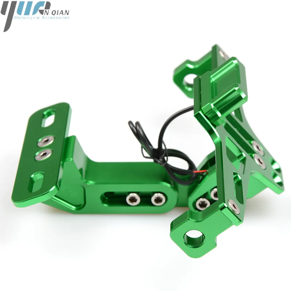 Универсальный Регулируемый держатель номерного знака для мотоцикла