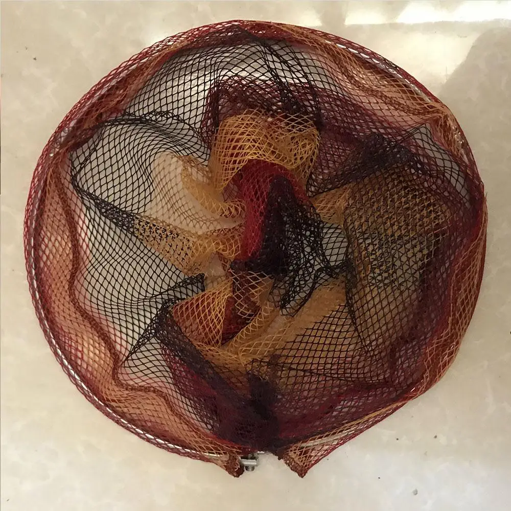 Aluminum Alloy Ring Nets Fishing Tackle Collapsible Dip Net Folding Fishnet Gear Fish Line Portable Durable Practical | Спорт и