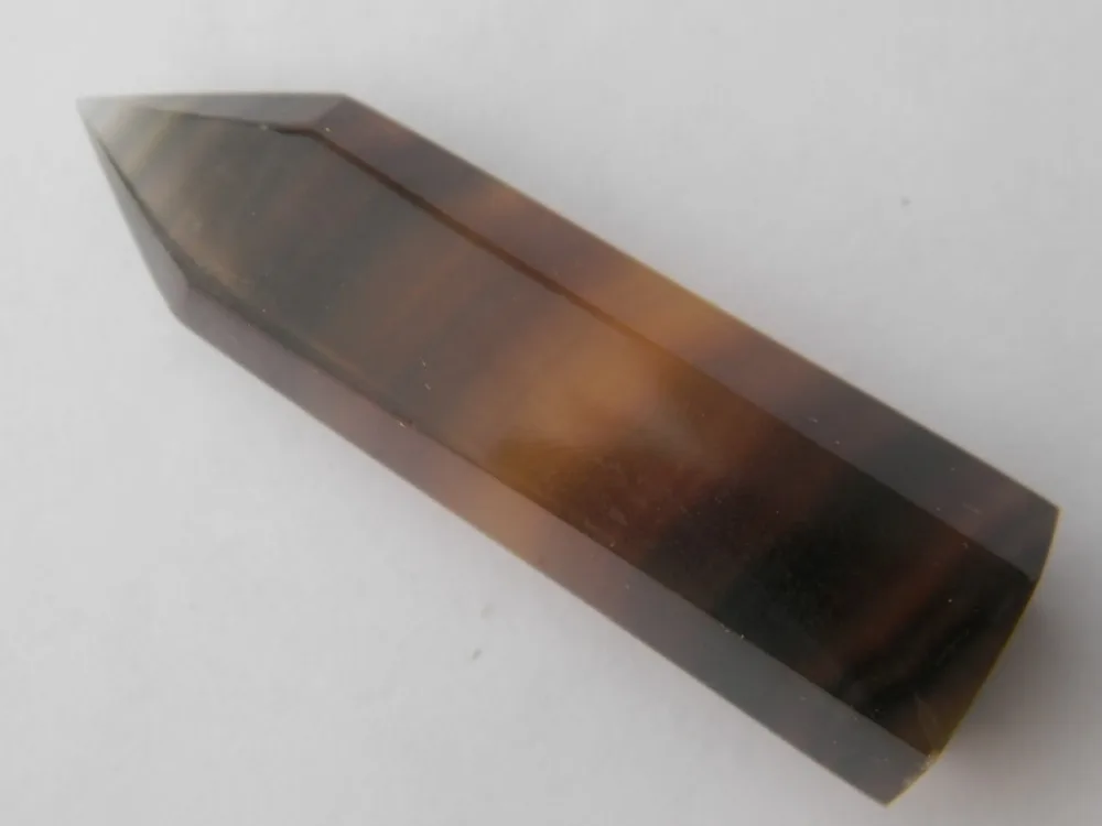 

natural fluorite quartz crystal WAND POINT HEALING