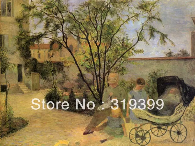 

Картина маслом на льняном холсте, картина маслом ручной работы, paul gauguin,100% г.