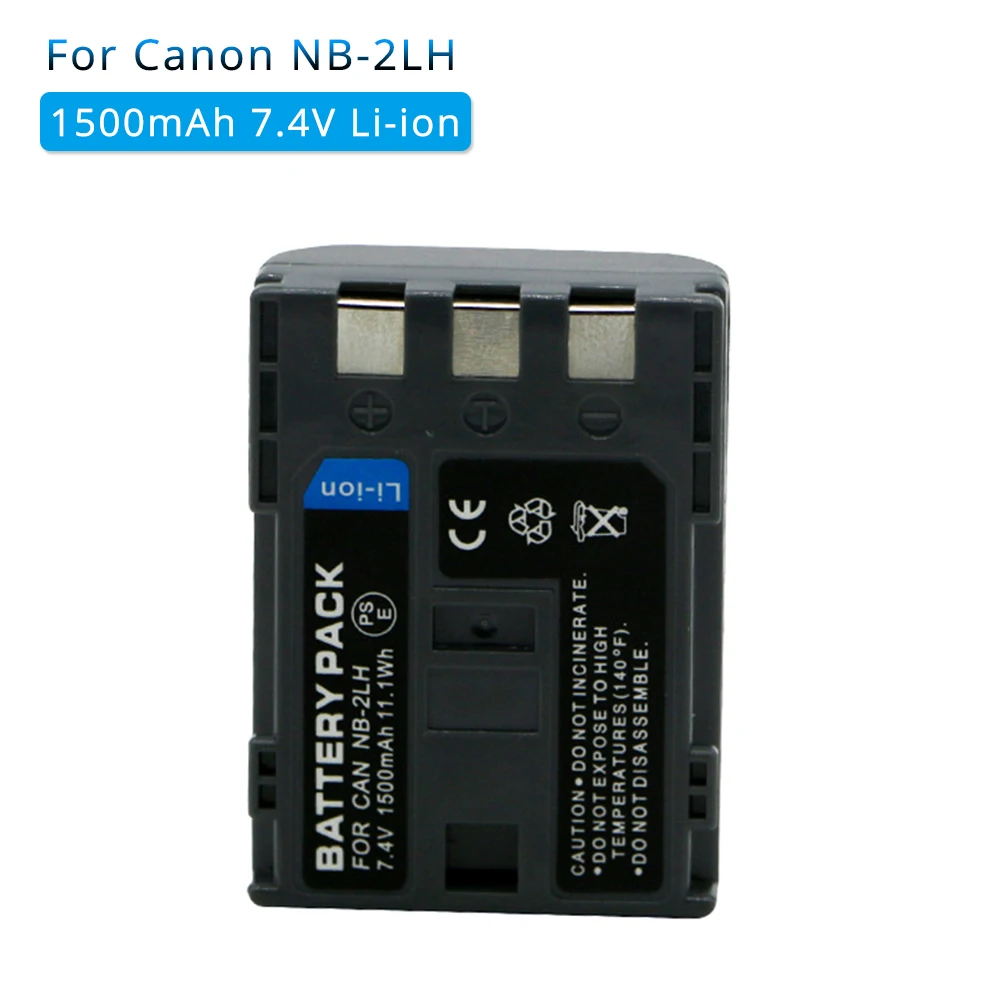 1 шт. 1500 мА/ч, NB-2L NB 2L NB2L NB-2LH NB 2LH NB2LH цифровой Камера Батарея для Canon Rebel XT XTi 350D 400D G9 G7 S80 S70 S30