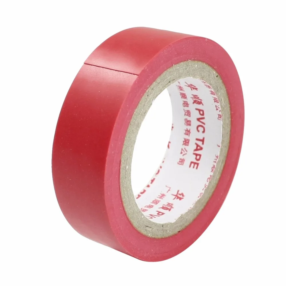 

UXCELL Hot Sale Red 15mm Width 3.5m PVC Self Adhesive High Voltage Insulation Cable Wrapping Insulation Electric Electrical Tape