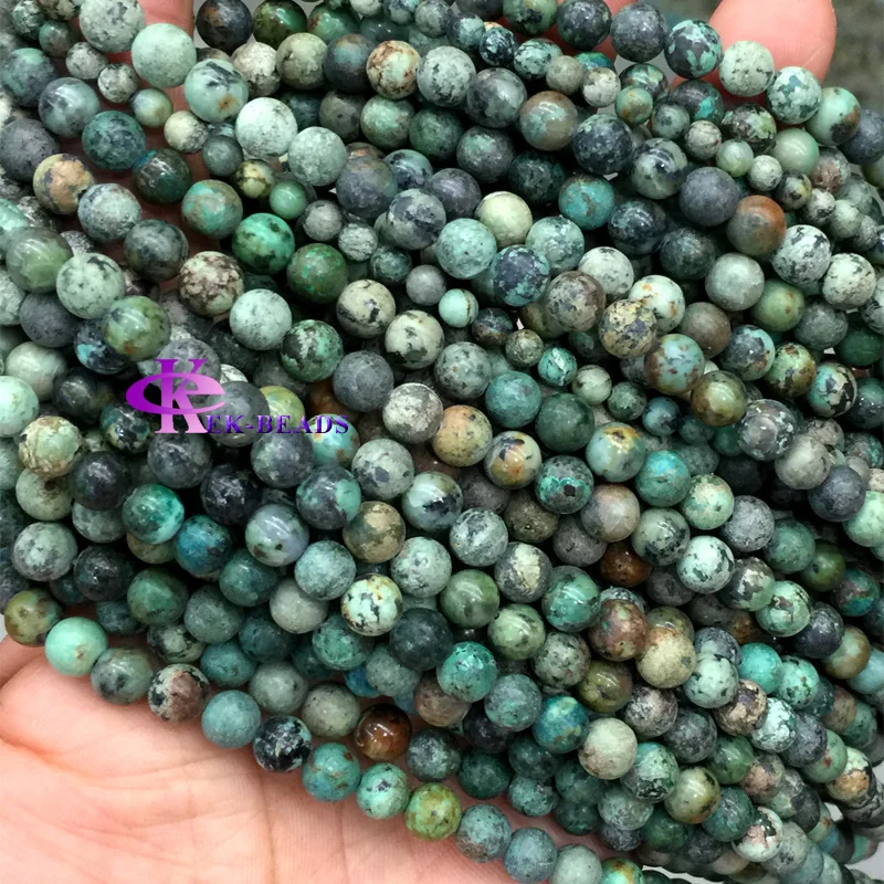 Оптовая продажа круглые бусины из натурального камня синего и зеленого цвета