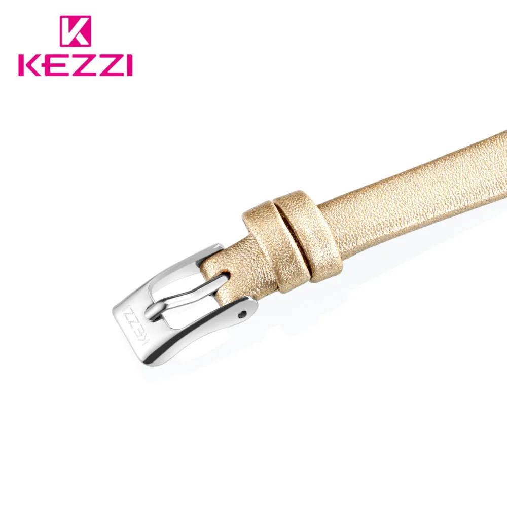 Женские наручные часы KEZZI роскошные брендовые кварцевые под платье Relogio Feminino Montre