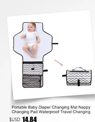 Portable Baby Changing Pad Diaper Changing Mat Nappy Travel Changing Station Diapering Changer Baby Mattress Mesa Aankleedkussen