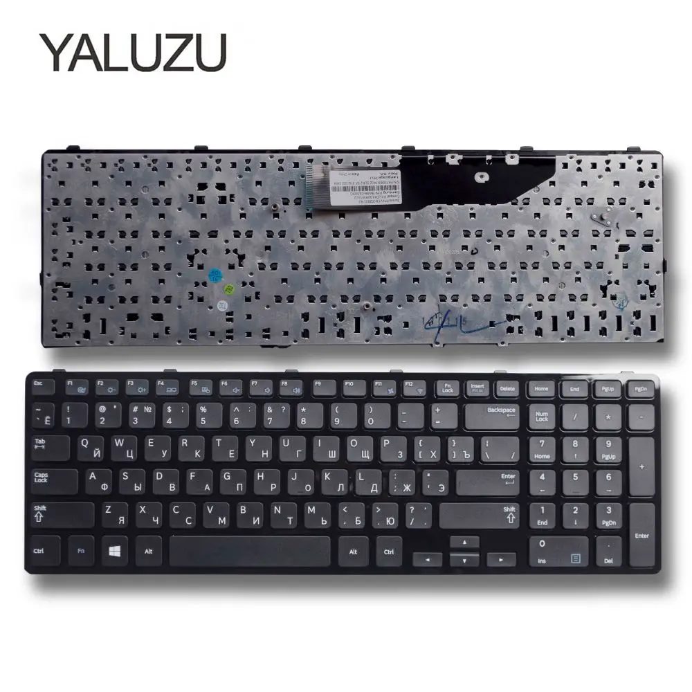 Novo para Samsung Teclado do Portátil Yaluzu 365e5c ru Russo Substituir Teclado Layout Preto Np350e7c 350e7c 355e7c Np365e5c
