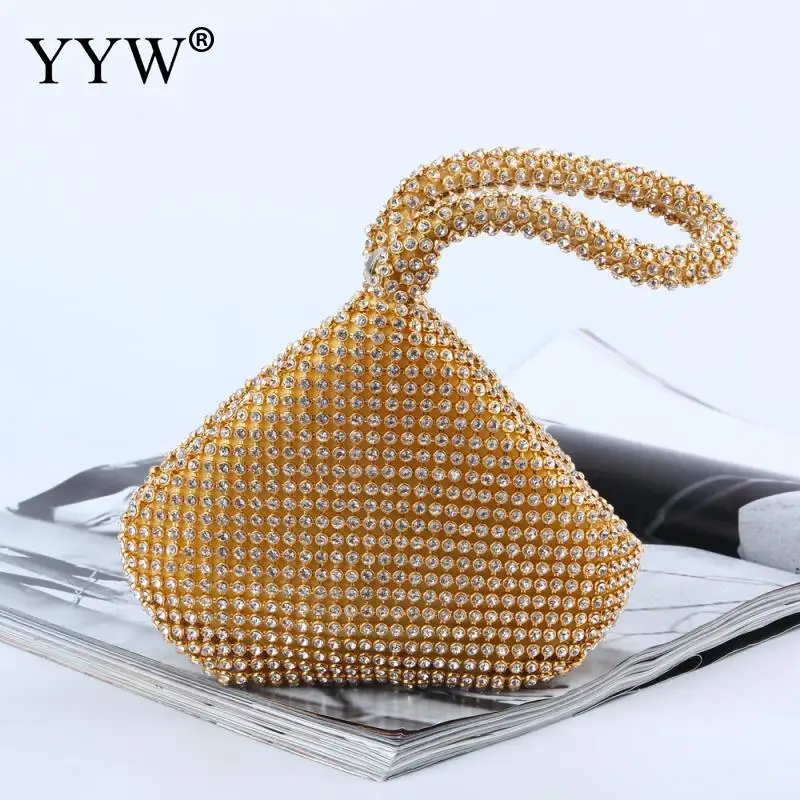 Женские сумки клатчи YYW Fly со стразами винтажная вечерняя сумочка и кольцом для