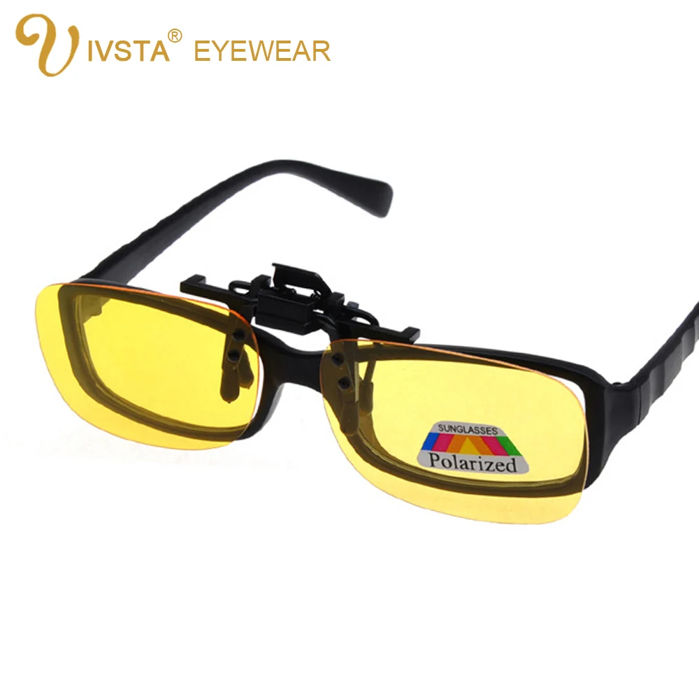 IVSTA качественные поляризованные солнцезащитные очки на клипсах для мужчин и женщин вождения ночного