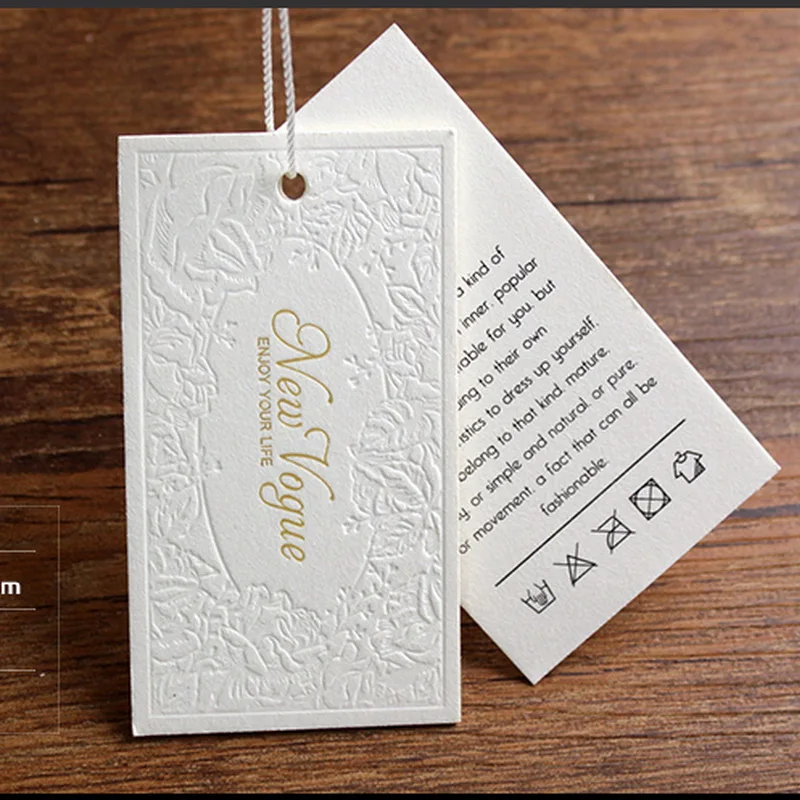 Бирка из хлопка для мужчин и женщин толщина 1000 г|clothing tags|card clothing tagstags |