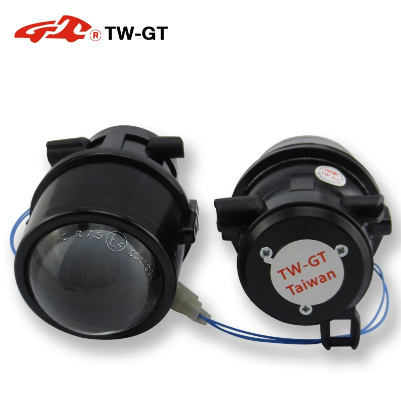 TW-GT 2,5 дюймов hid bi xenon противотуманный светильник объектив проектора Точечный светильник foglamp H11 для TOYOTA COROLLA VERSO HIACE 200 YARIS VITZ Quantum