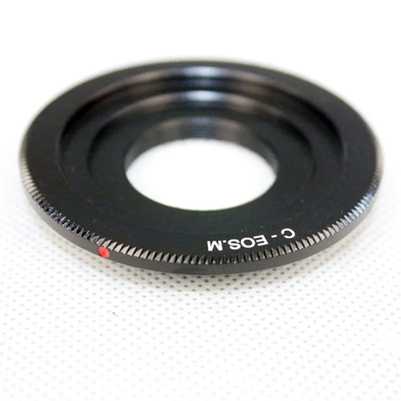 Бесплатная доставка черное кольцо адаптер для объектива камеры Canon EOS M M2 M3 с c