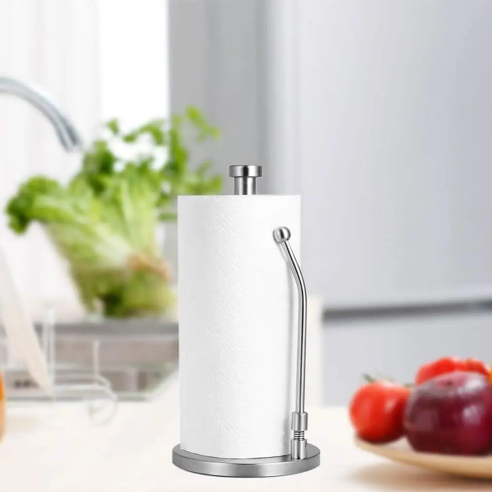 Стоячий бумажный держатель для полотенец Держатель кухонных салфеток из
