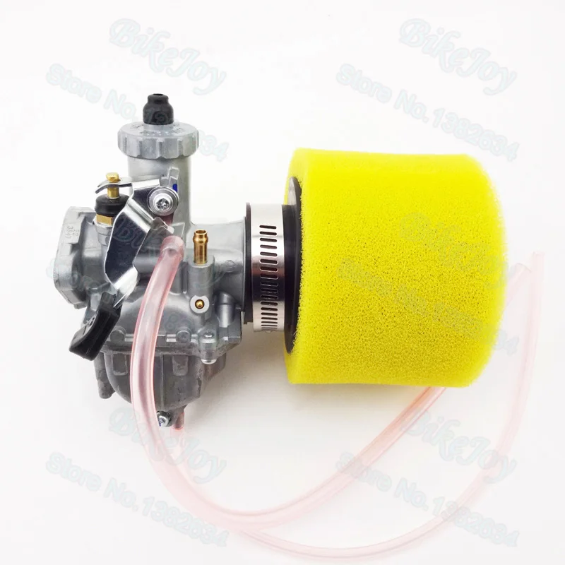 Карбюратор Mikuni VM22 Carb 26 мм + 38 воздушный фильтр желтый для 110cc 125cc Pit Dirt Bike ATV Quad