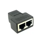 Кабель Cat6 RJ45 8P8C разъем к двойной RJ45 Сплиттер сети Ethernet Патч-корд адаптер с экраном