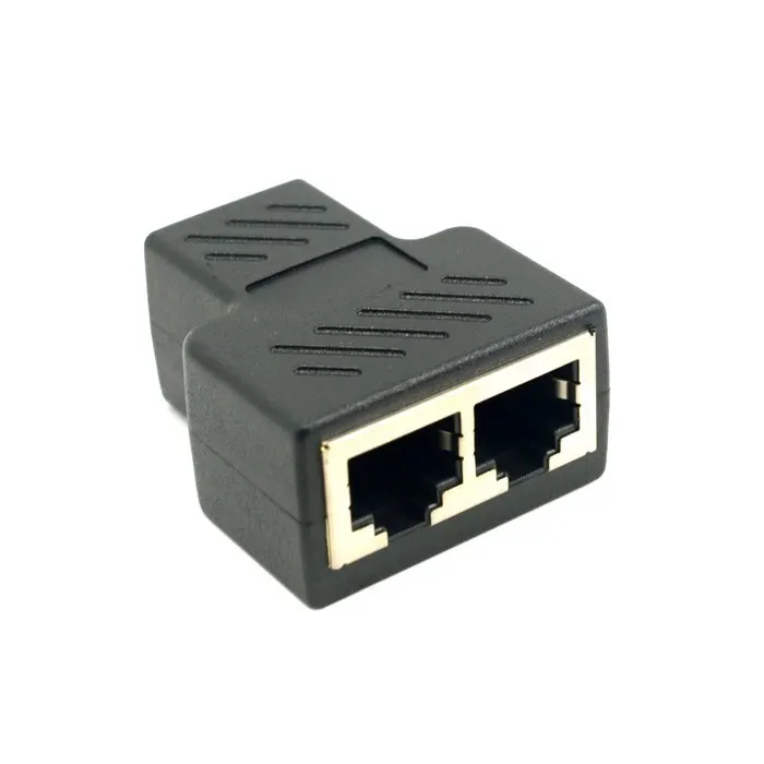 Chenyang Cat6 RJ45 8P8C разъем для двойной Сплиттер сетевой Ethernet Патч-корд адаптер с